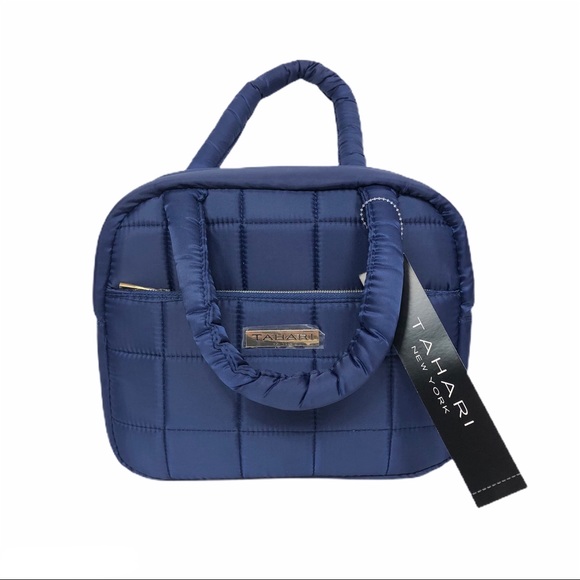 Tahari Handbags - NWT Tahari blue two handle satchel cooler lunchbox